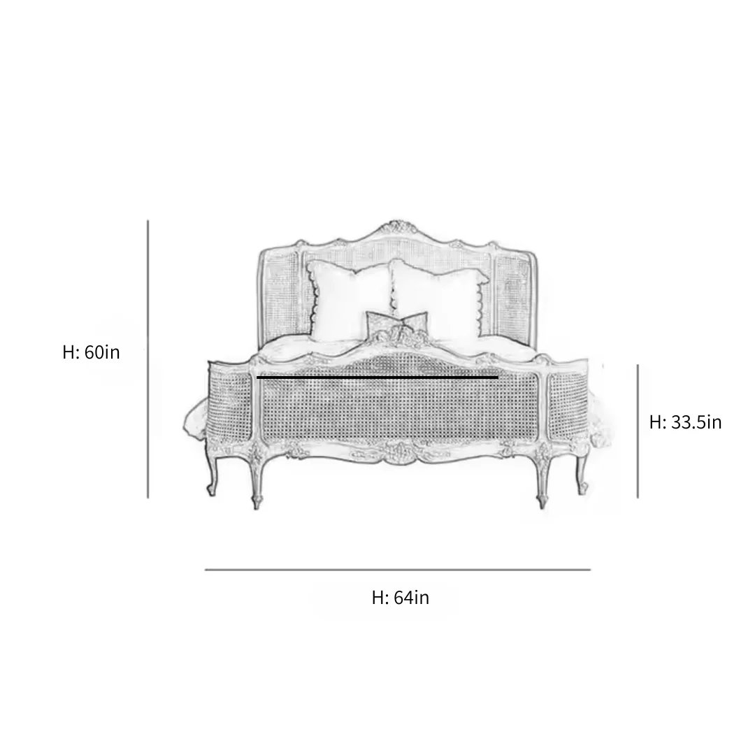 La Reine Bed Frame, Queen Size - Image 9