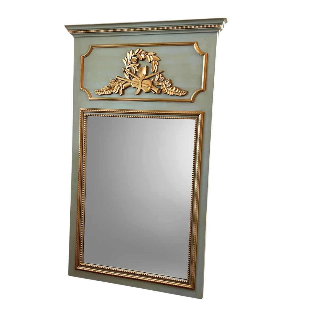 Orpheus Mirror - Antiqued Blue-Green - Image 4