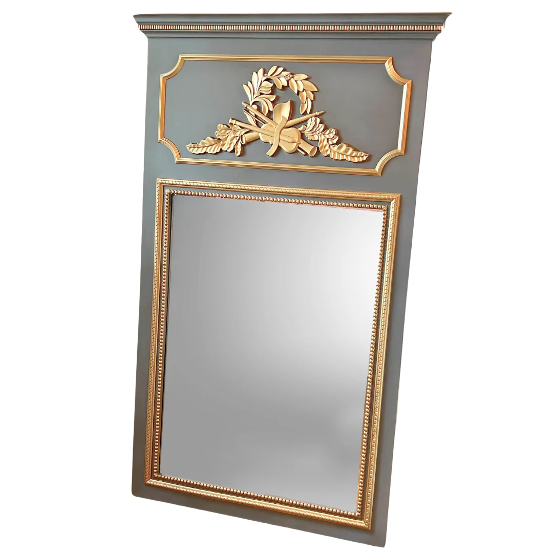 Orpheus Mirror - Antiqued Grey - Image 4