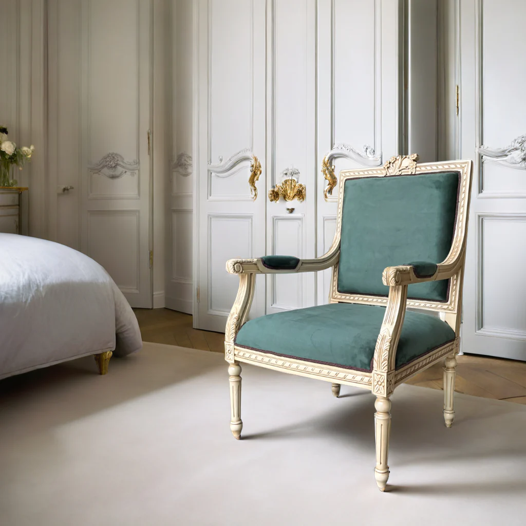 The Élise Armchair (Deep Ivy Velvet) - Image 3