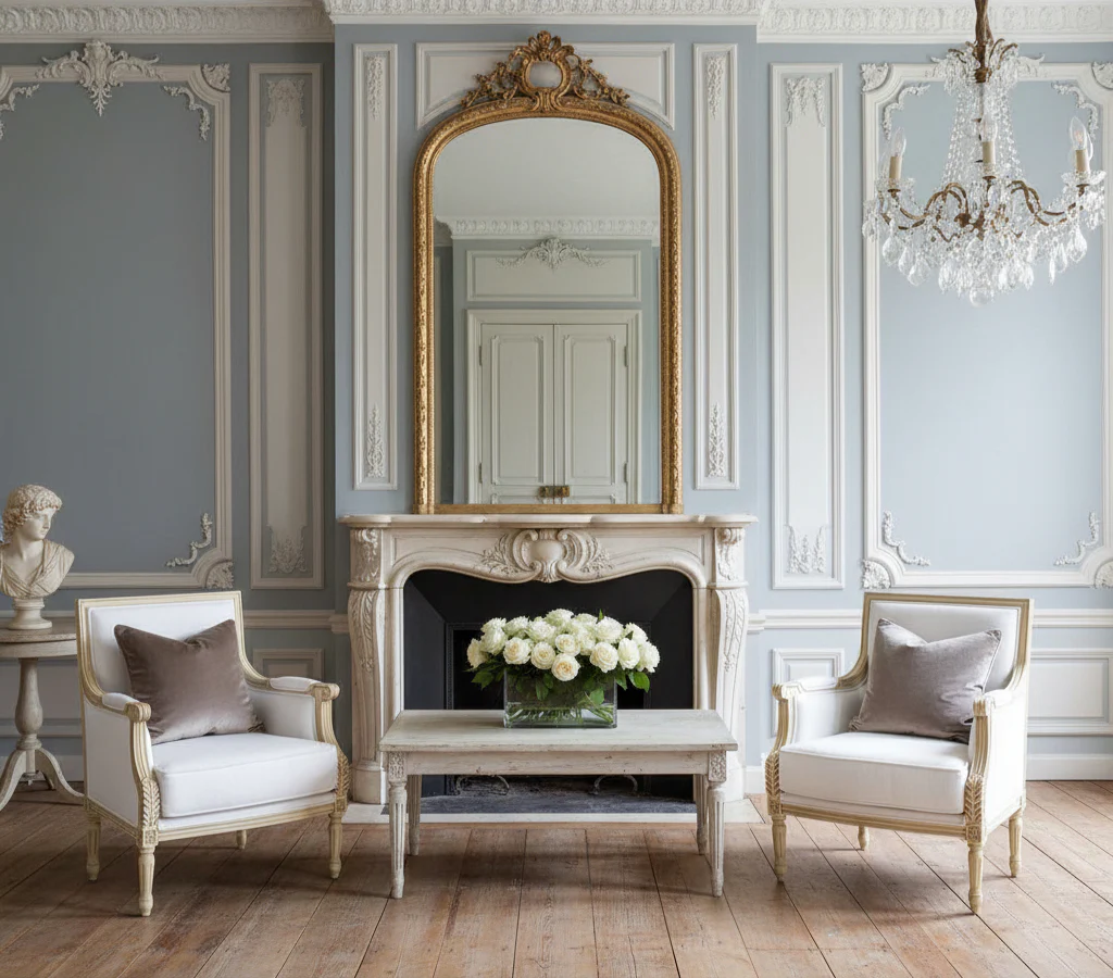 The Luxembourg Armchair (White Linen) - Image 5
